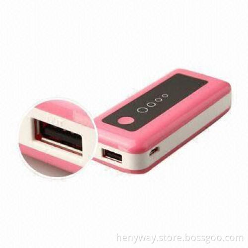 Fashionable Power Bank with 4,400mAh, Standby Time Quite Long, Available in Various Colors